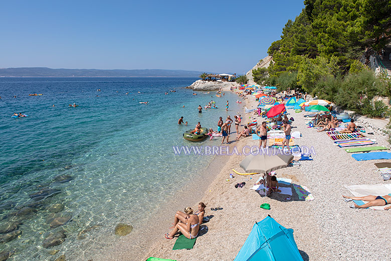 Beach Stomarica, Brela