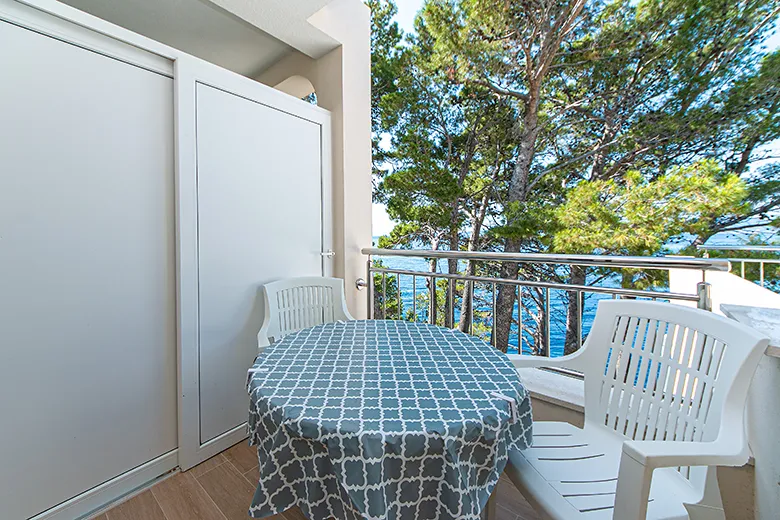 balcony with sea view