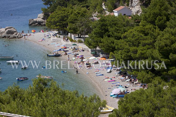 Beach Jakiruša - Brela