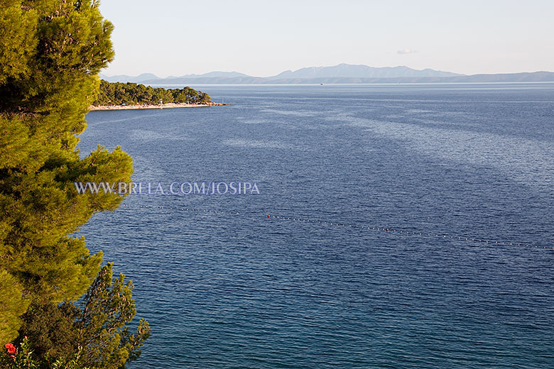 apartments Josipa, Brela - balcony with seaview