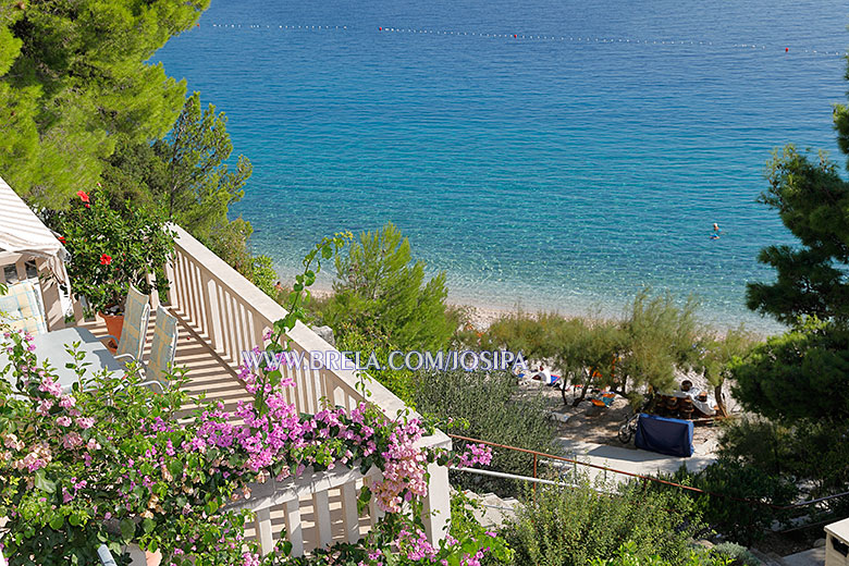 apartments Josipa, Brela - balcony with seaview