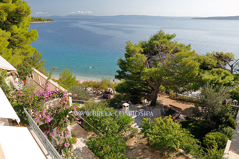 apartments Josipa, Brela - balcony with seaview