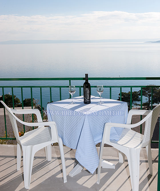 sea view from balcony