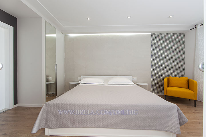 Apartments Jurić, Brela Soline - bedroom designed for living pleasure