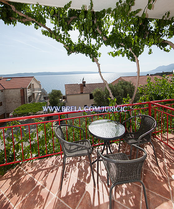 Apartments Juričić, Brela - balcony, Balkon