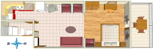 apartment's plan