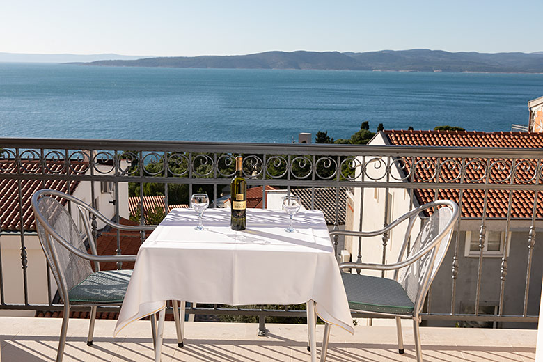 Apartments Kate, Brela - balcony with sea view