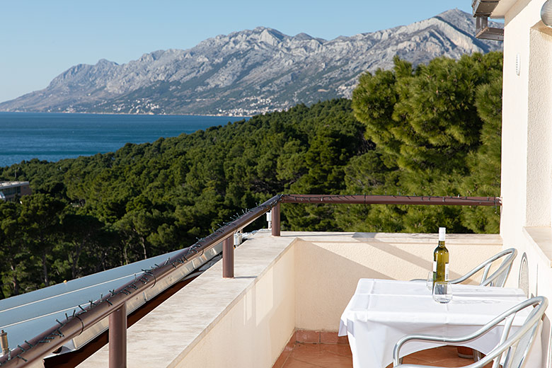 Apartments Kate, Brela - balcony with seaview