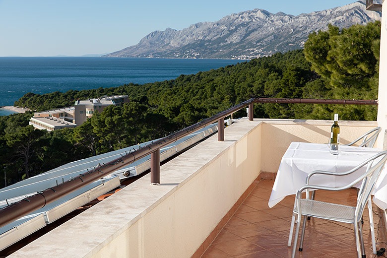 Apartments Kate, Brela - balcony with seaview