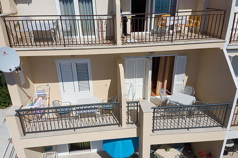 Apartments Kate, Brela - house, aerial view