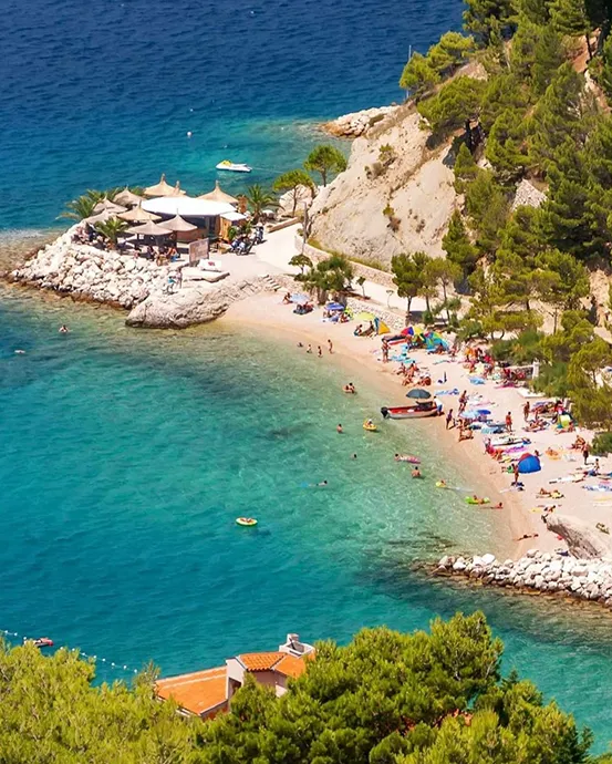 beach - aerial view