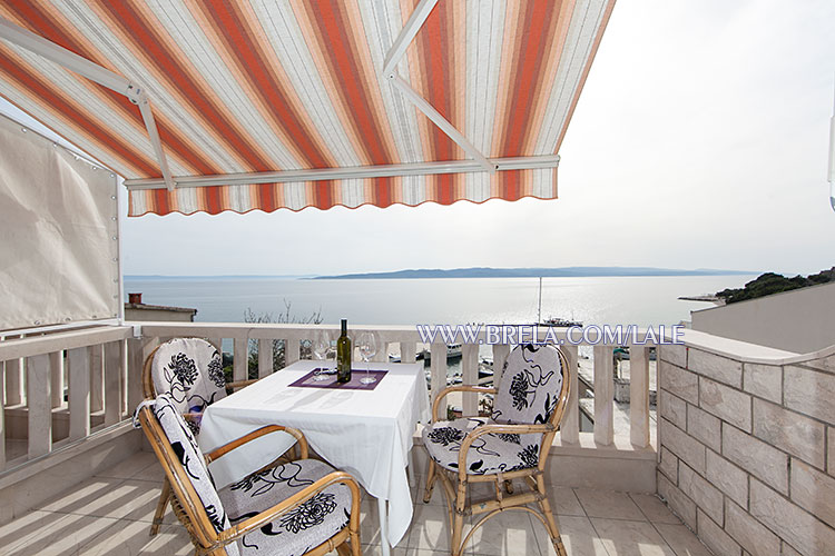 Apartments Lale, Brela - sea view from balcony