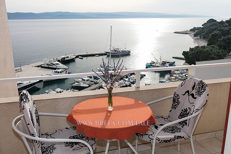 Apartments Lale, Dražen Filipović, Brela - sea view from balcony