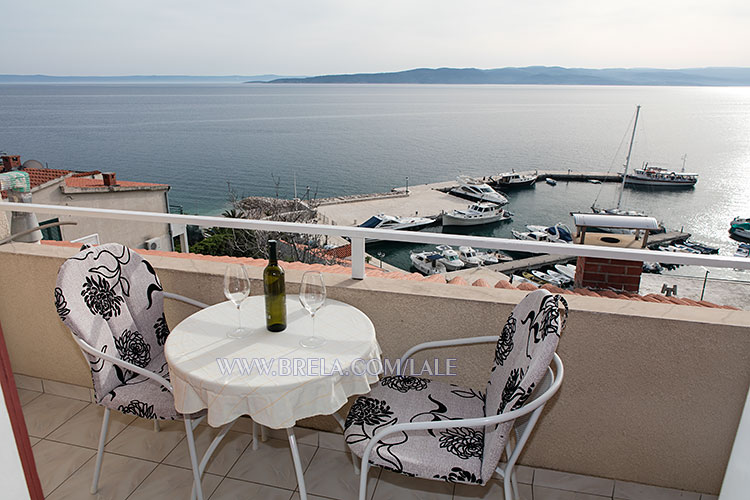 Apartments Lale, Dražen Filipović, Brela - sea view from balcony