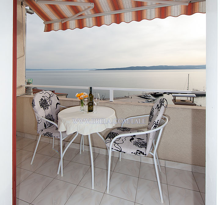 Apartments Lale, Dražen Filipović, Brela - sea view from balcony