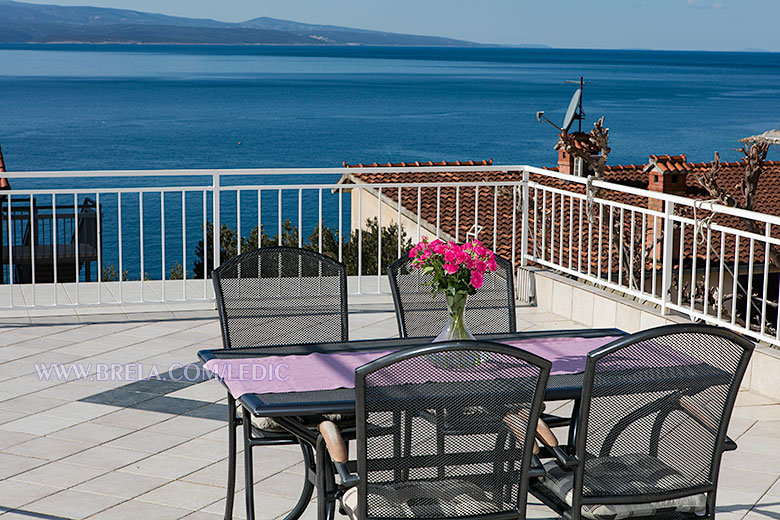 apartments Ledić, Brela - beutiful sea view from terrace
