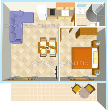 apartment's plan