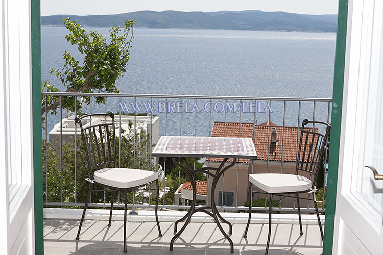 balcony with sea view