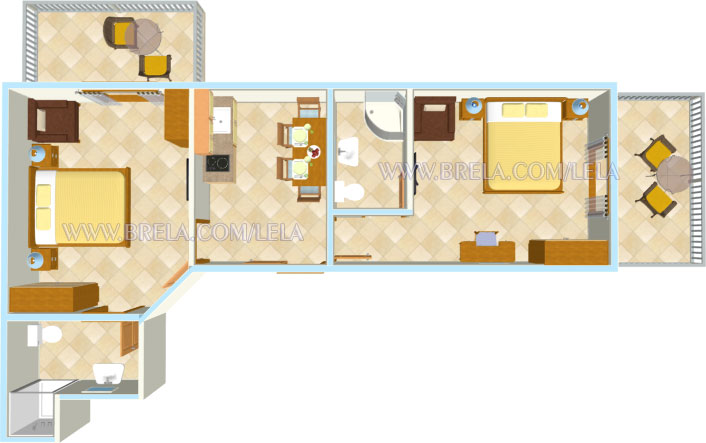 apartment's plan