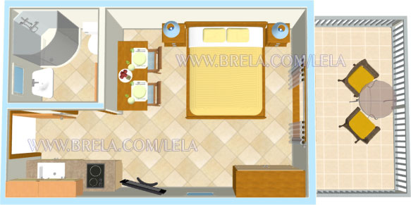 plan of apartment