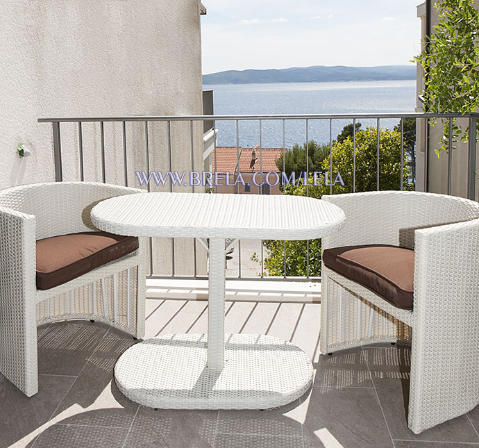 balcony with sea view