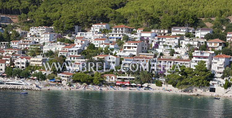 Panorama of Brela Soline