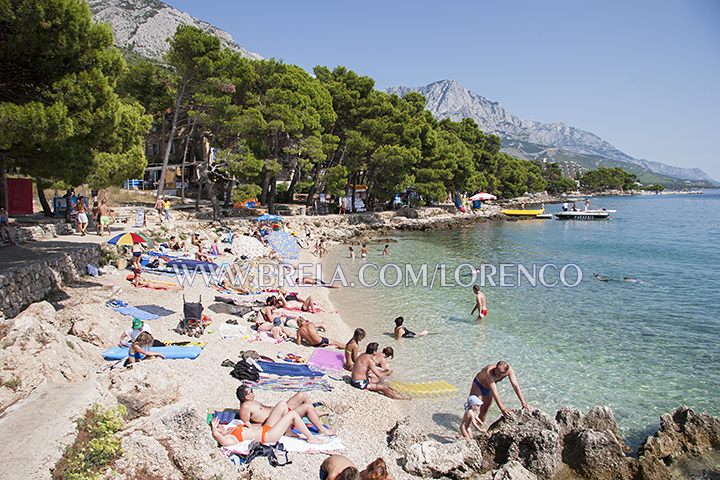 Punta Rata - famous beach in Brela