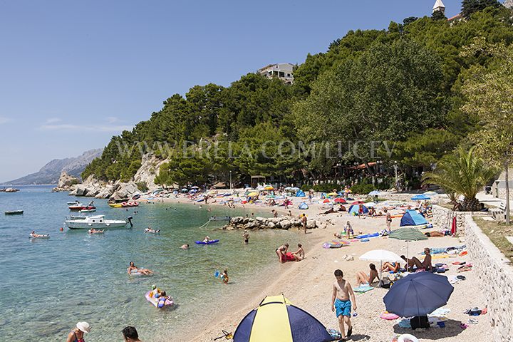 Beach in Brela, Croatia