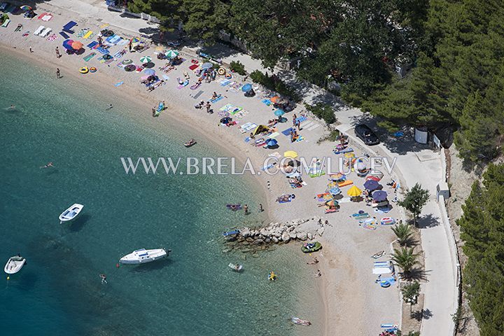 Beach in Brela, Dalmatia