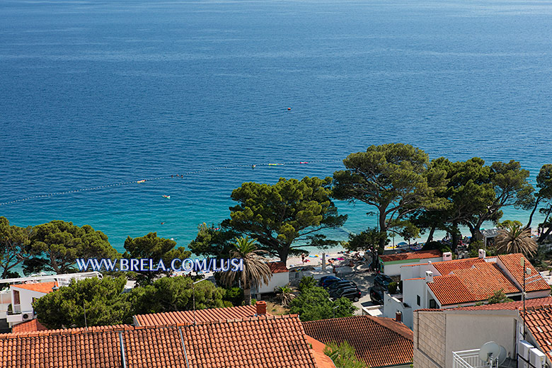 apartments LUSI, Brela - sea view from terrace