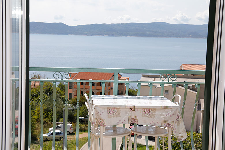 apartment Maraska, Brela - balcony with sea view