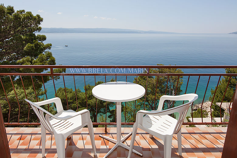 balcony with sea view