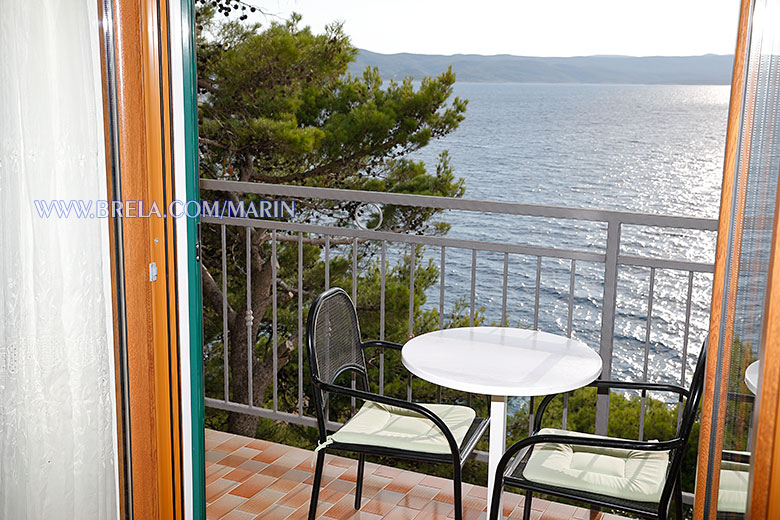 balcony with sea view