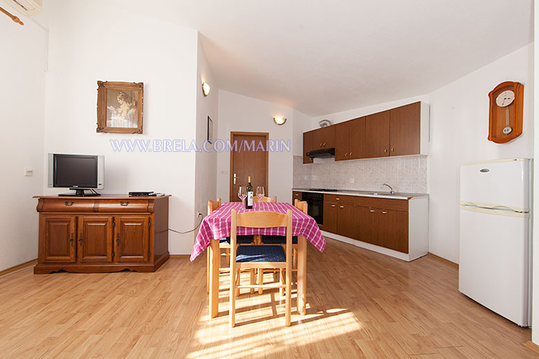 dining room and kitchen