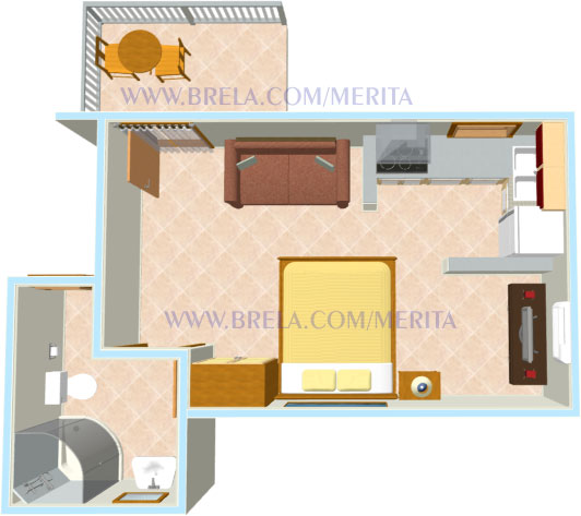 apartment's plan