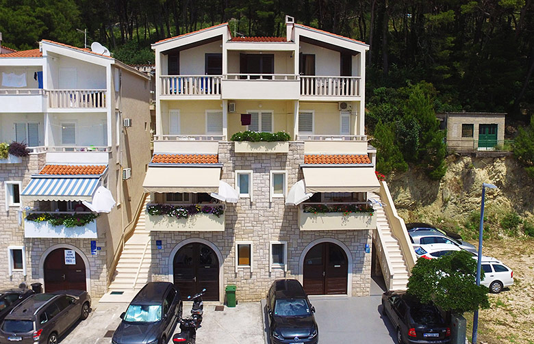 apartments Merita, Brela - aerial view