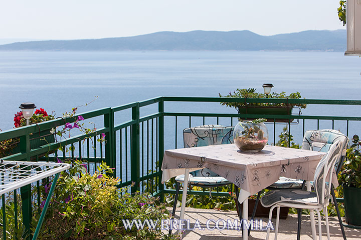 Balkon s pogledom na more - balcony with sea view