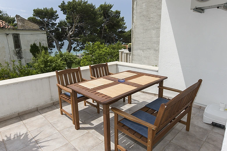 balcony with sea view, sea side