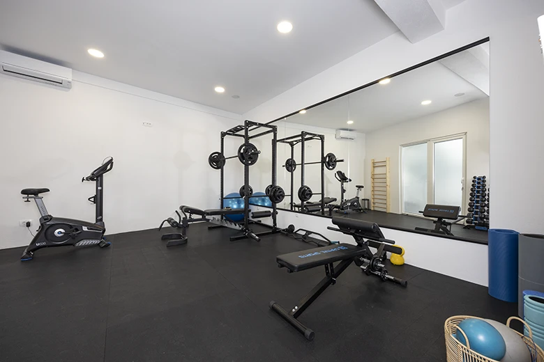 modern well equipped gym