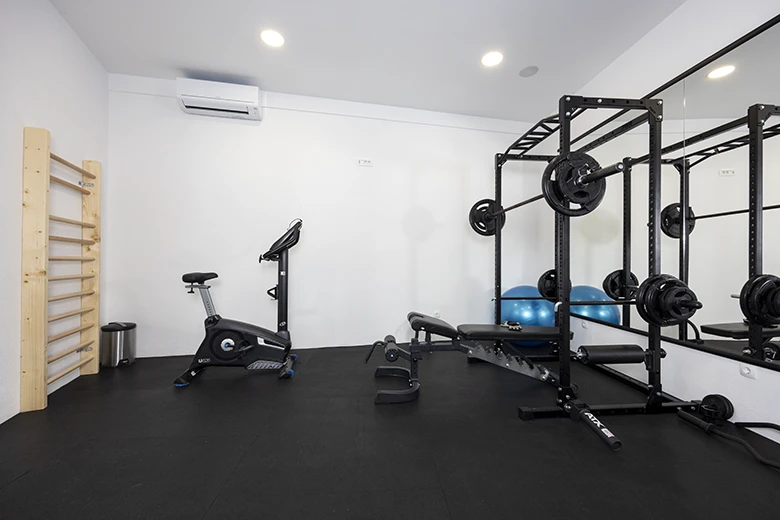 modern well equipped gym