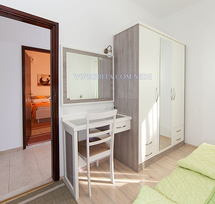 apartments Nede, Brela Soline - second bedroom