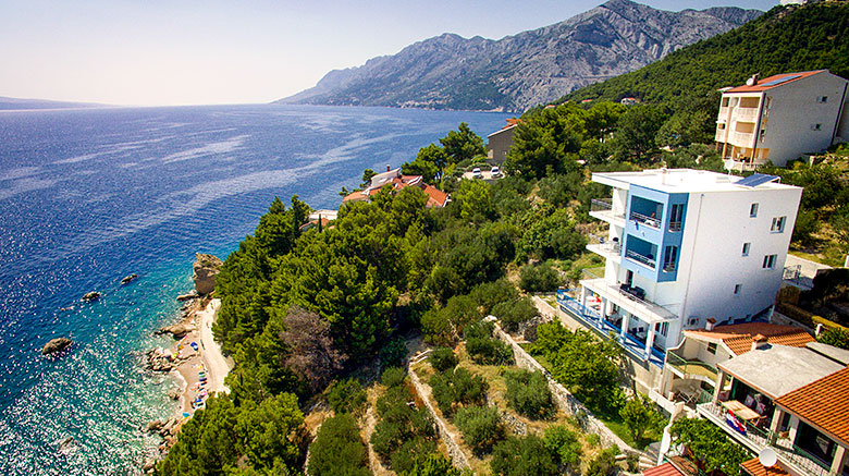 Apartments Orada, house - aerial view