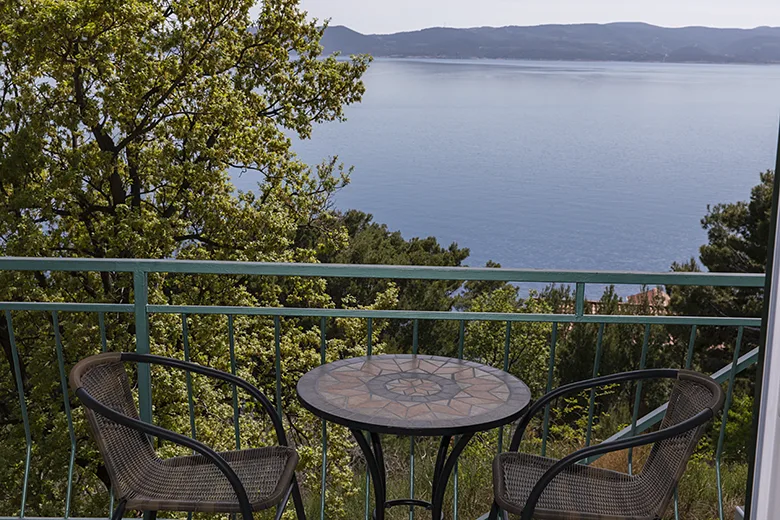 Apartments Petar, Brela - balcony with seaview