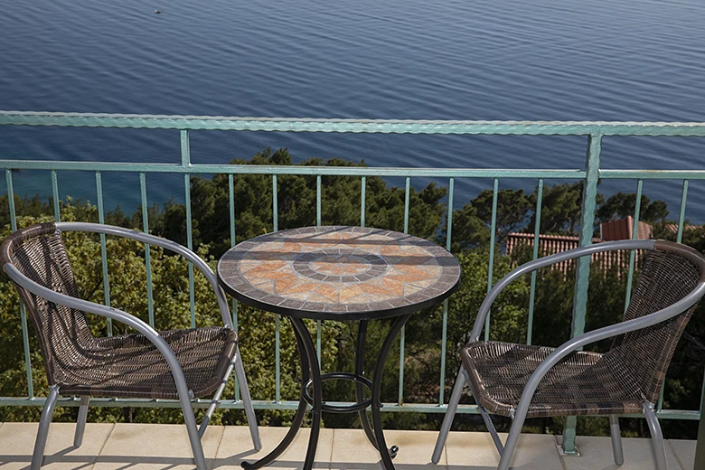 Apartments Petar, Brela - balcony with seaview