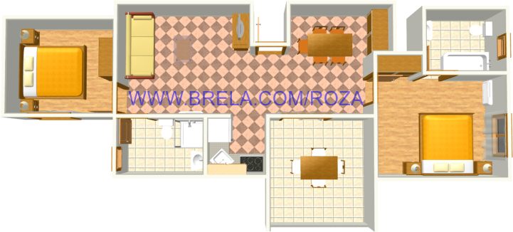 plan of apartment