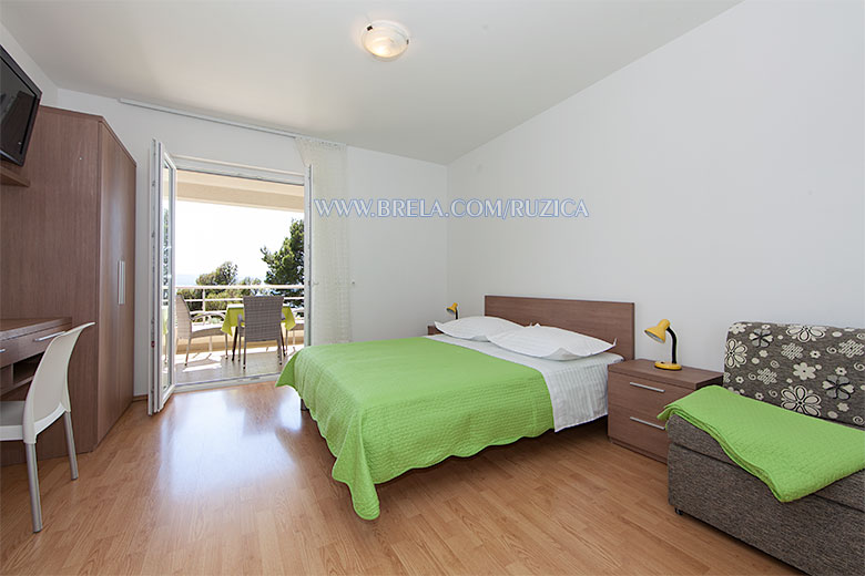 apartments Ružica Žamić, Brela - bedroom