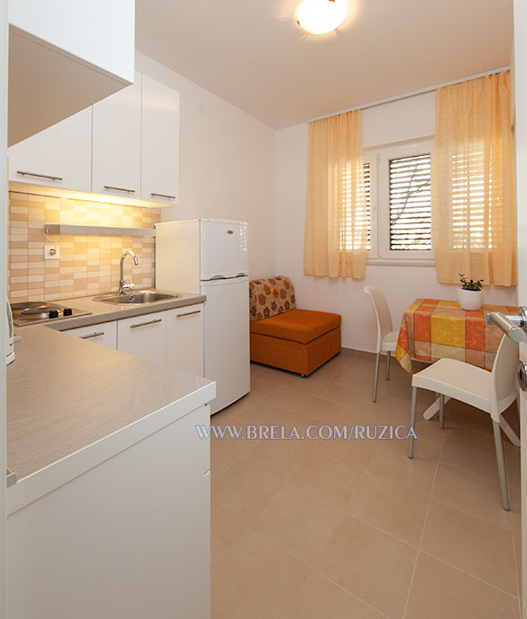 apartments Ružica Žamić, Brela - kitchen