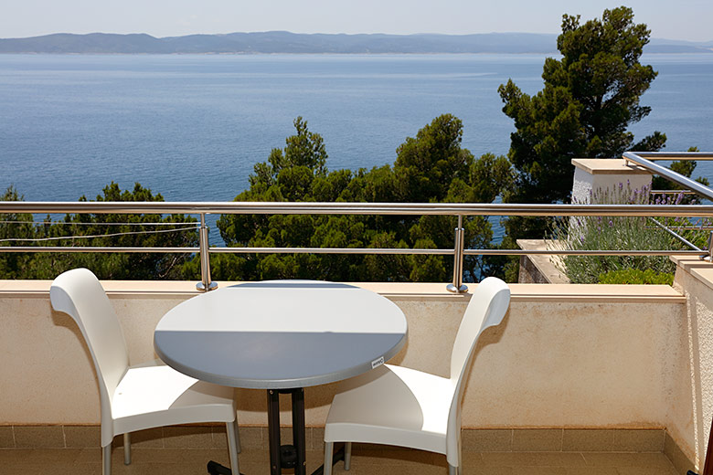 apartments Ruica, Brela - balcony with sea view