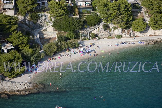 Brela beach in region Jardula