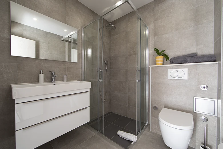 Apartments Scutum, Brela - bathroom, Badezimmer